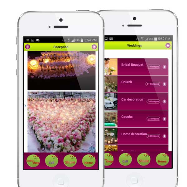 Flowers delivery and ecommerce mobile app