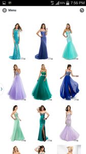 Mobile app for noivas evening dresses