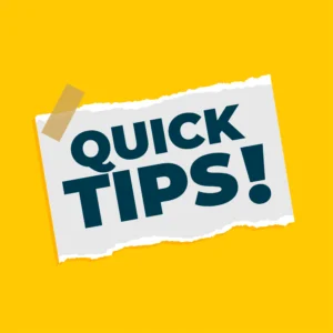 tips and tricks