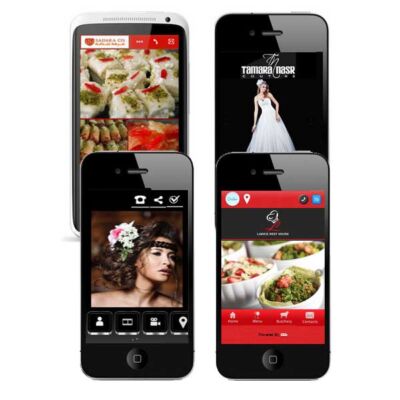 various mobile apps